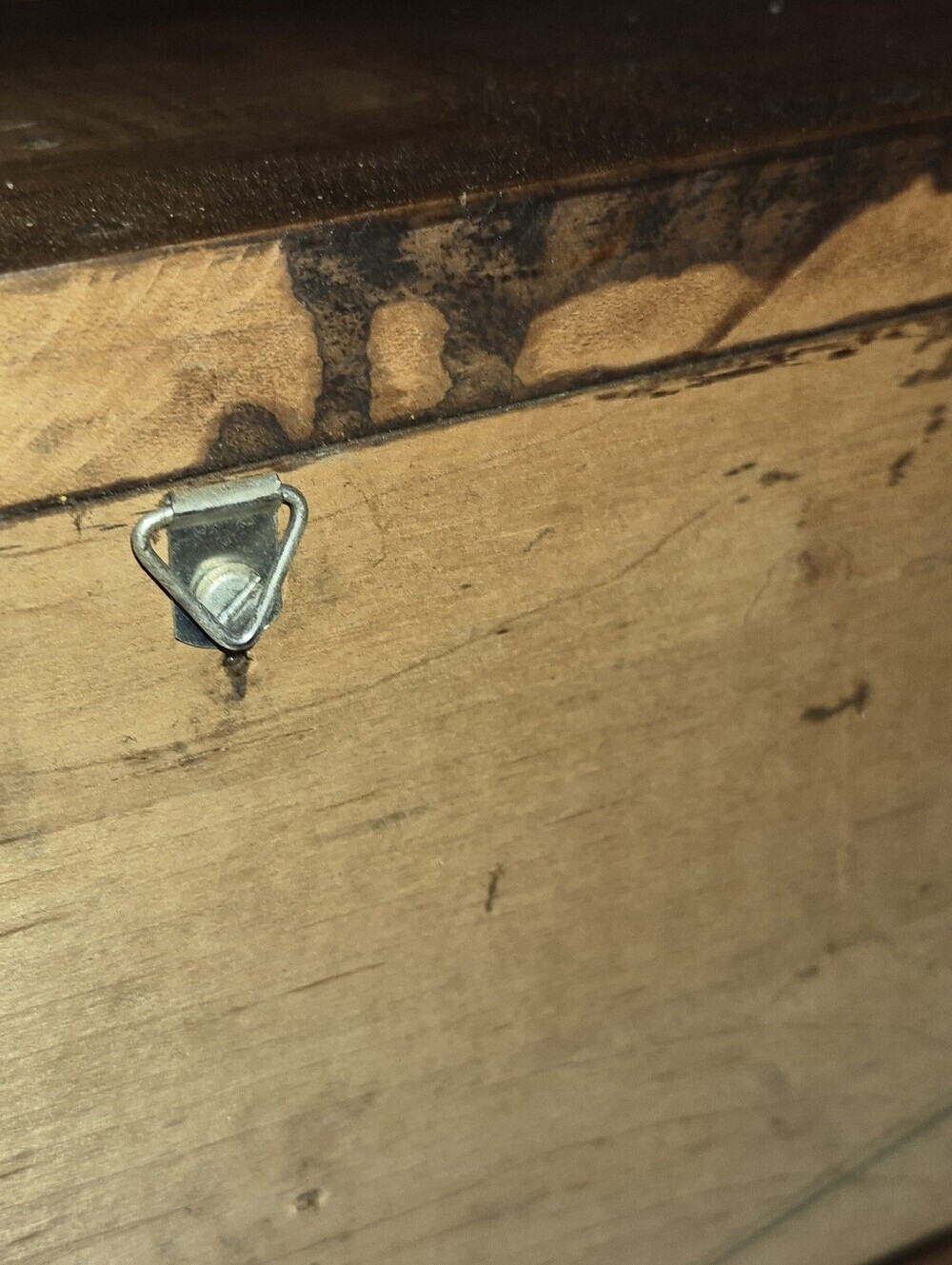 Large Old Country Wood Display Shelf, With 2 Peg Hooks - Picture 6 of 9